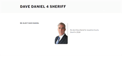 Desktop Screenshot of davedaniel4sheriff.com