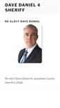 Mobile Screenshot of davedaniel4sheriff.com